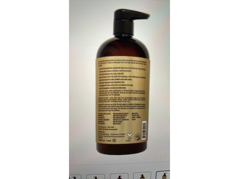 Pura D'or Biotin Shampoo & Conditioner Set, 24 fl oz/709 mL