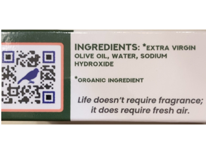 Canary Whiskers Natural Bar Soap, Heirloom, 5.0 oz/142 g