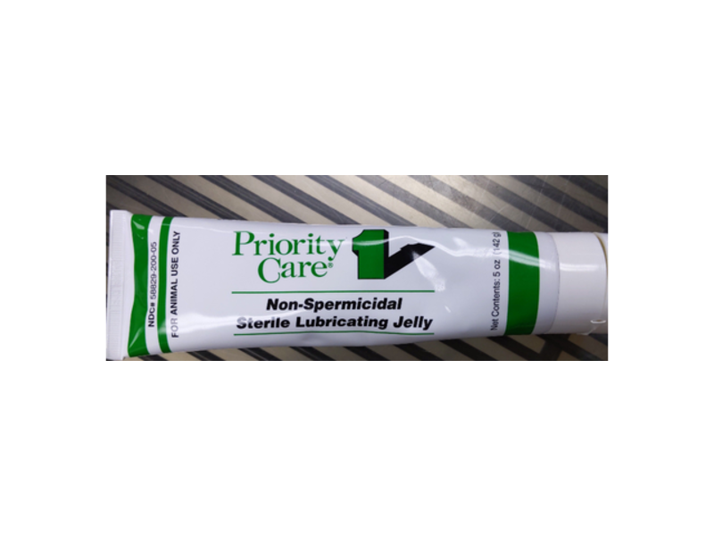 Priority Care 1 Non-Spermicidal Sterile Lubricating Jelly, 5 oz