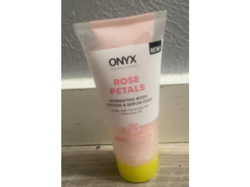Onyx Professional Hydrating Body Lotion & Serum Duo, Rose Petals, 7 fl oz/208 mL