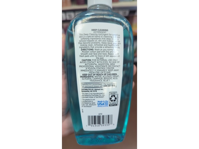 Equate Deep Cleaning Astringent, 10 fl oz/296 mL