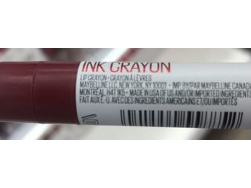 Maybelline SuperStay Ink Crayon Lipstick, Make It Happen, 0.04 oz