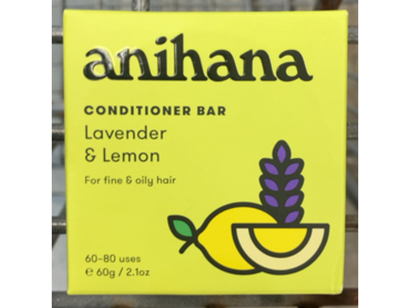 Anihana Conditioner Bar, Lavender & Lemon, 2.1 oz/60 g
