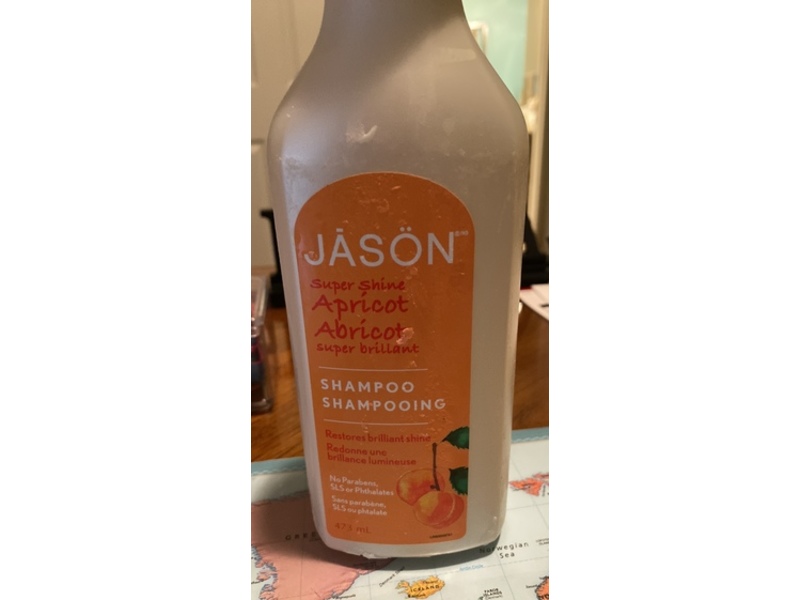 Jason Super Shine Apricot Shampoo, 473 mL