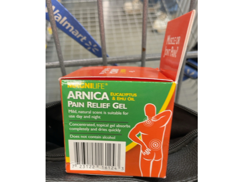 MagniLife Arnica Pain Relief Gel, Eucalyptus & Emu Oil, 4 oz/113 g