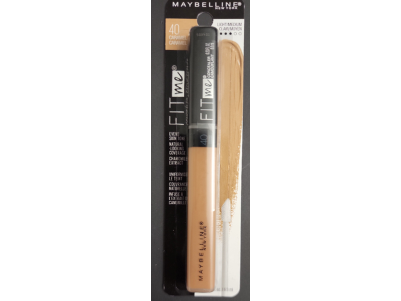 Maybelline Fit Me Liquid Concealer, 40 Caramel, 0.23 fl oz/6.8 mL