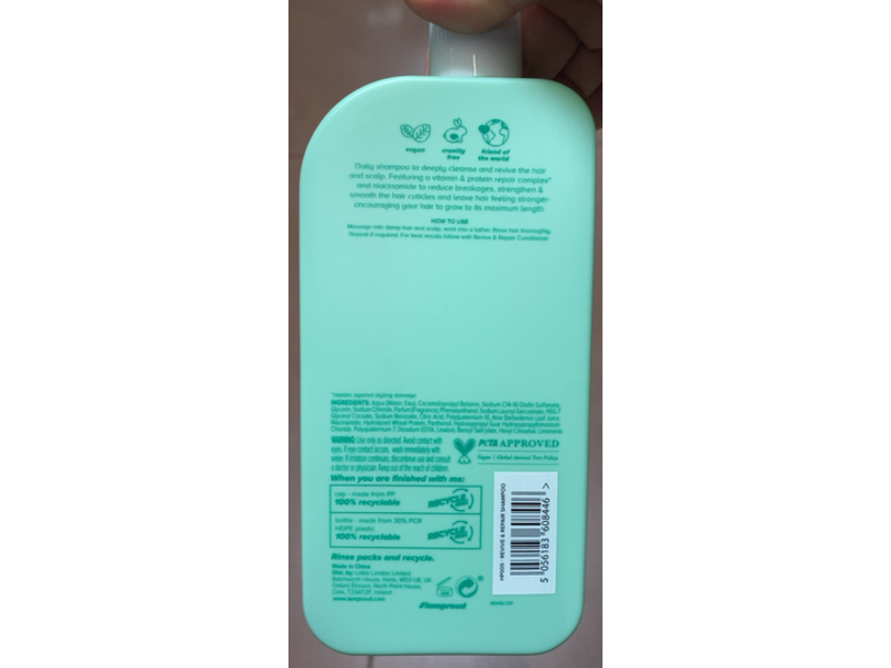 Hair Proud Revive & Repair Shampoo, 12.17 fl oz/360 mL, Pack Of 3