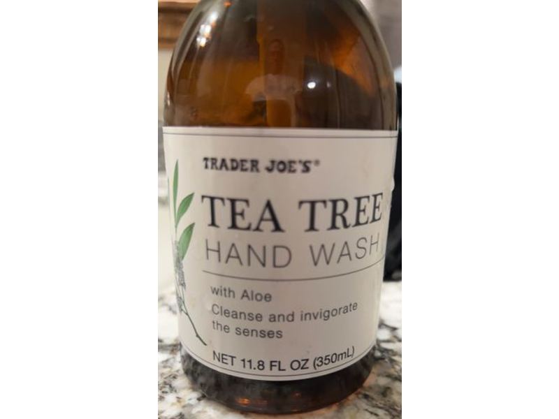 Trader Joe's Tea Tree Hand Wash, Aloe, 11.8 fl oz, Pack of 2