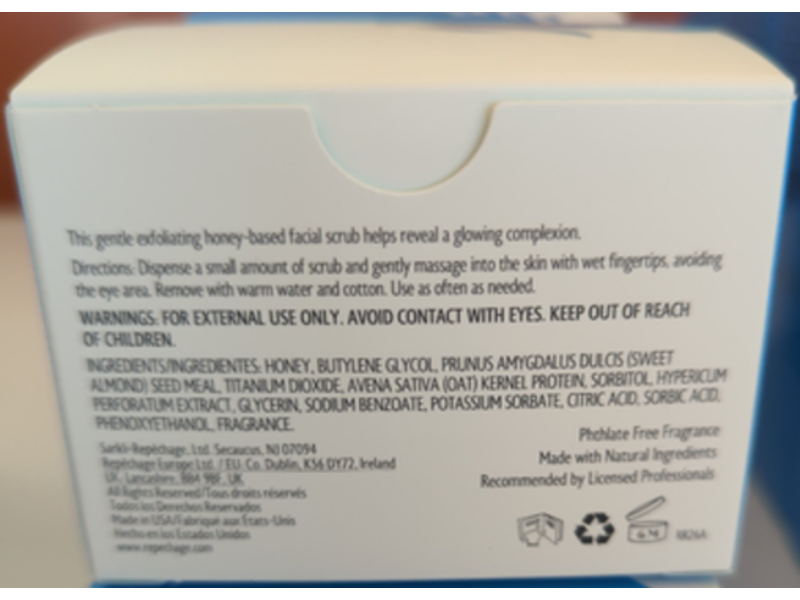 Repechage Honey And Almond Scrub, 5 oz/125 mL