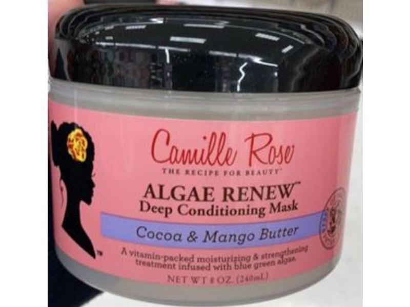 Camille Rose Algae Renew Deep Conditioning Mask, Cocoa & Mango Butter, 8 oz/240 mL