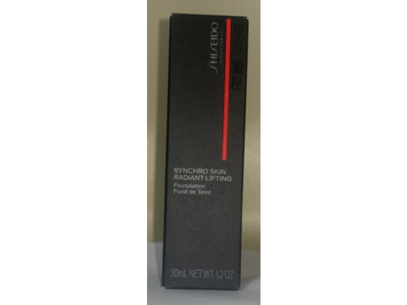 Shiseido Synchro Skin Radiant Lifting Foundation, SPF30 330 Bamboo, 1.2 oz/30 mL
