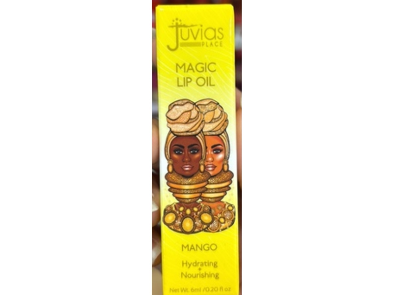 Juvia's Place Hydrating & Nourishing Magic Lip Oil, Mango, 0.20 fl 0z/6 mL