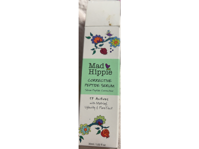 Mad Hippie Corrective Peptide Serum, 1.02 fl oz/30 mL