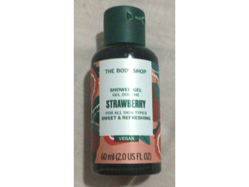 The Body Shop Sweet & Refreshing Shower Gel, Strawberry, 2 fl oz/60 mL