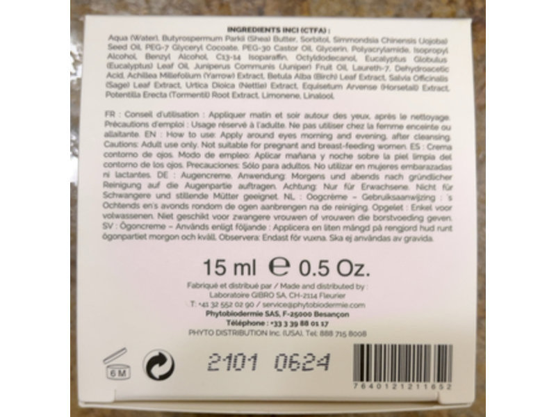 Phyto 5 Eye Cream, 0.5 oz/15 mL