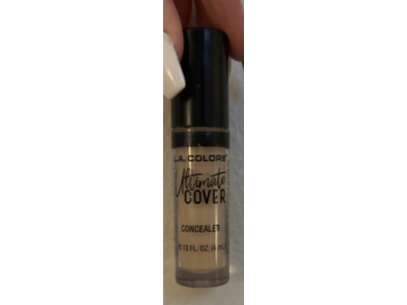 L.A. Colors Ultimate Cover Concealer, Porcelain, 0.13 fl oz/4 mL