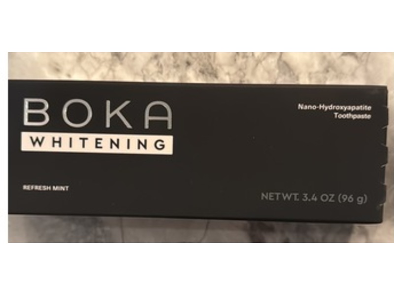 Boka Whitening Nano-Hydroxyapatite Toothpaste, Refresh Mint, 3.4 oz/96 g