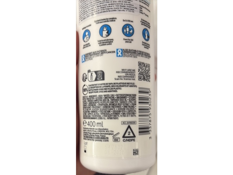 La Roche Posay Lipikar AP+Max Baume, 400 mL