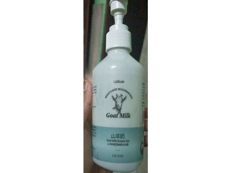 Exgyan Latibule Moisturize Rejuvenating Shower Gel, Goat Milk