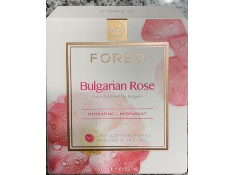 Foreo Ufo Activated Mask , Bulgarian Rose, 0.21oz/6 g ,Pack Of 6