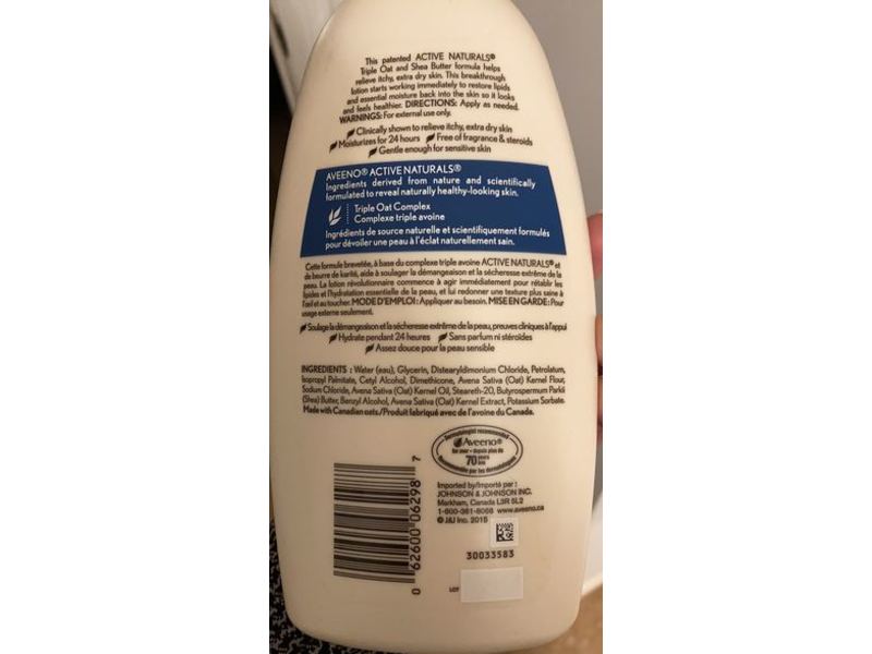 Aveeno Skin Relief Moisturizing Lotion, Shea Butter, Fragrance free, 532 mL