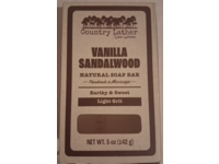 Country Lather Soap Works Natural Soap Bar, Vanilla Sandalwood, Light Grit, 5 oz/142 g - thumbnail 2