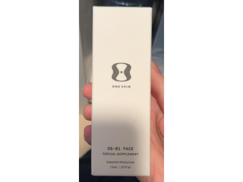One Skin OS-01 Face Topical Supplement Essential Moisturizer, 0.50 fl oz/15 mL