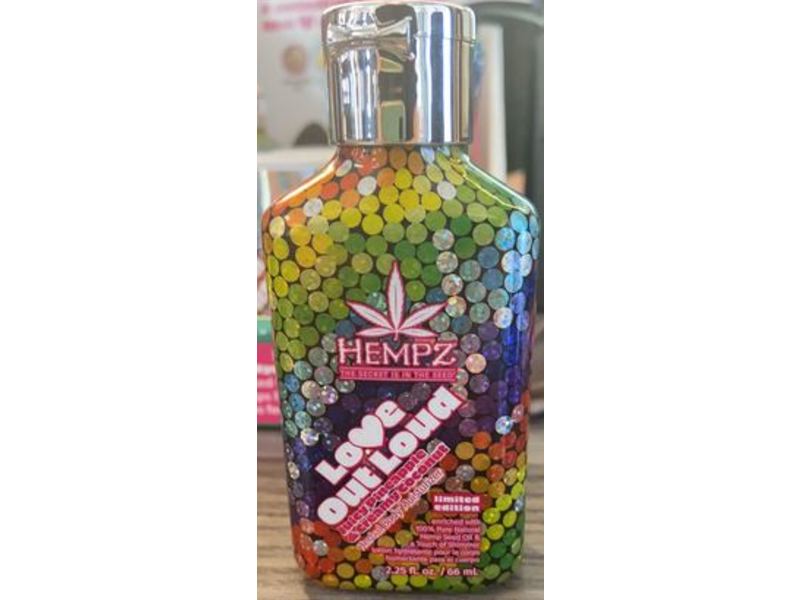 Hempz Love Out Loud, Juicy Pineapple & Creamy Coconut Herbal Body Moisturizer, 2.25 fl oz/66 mL