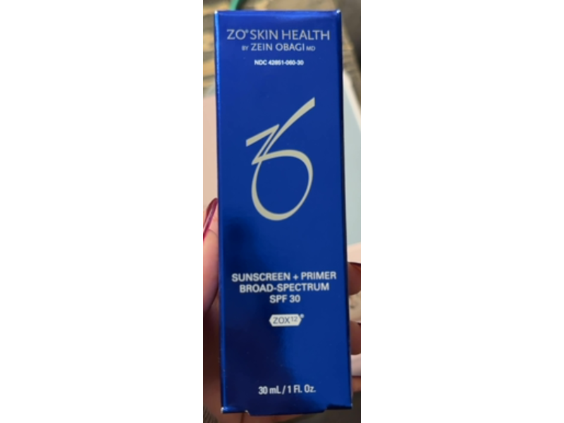 Zo Skin Health Sunscreen + Primer, SPF 30, 1 fl oz/30mL
