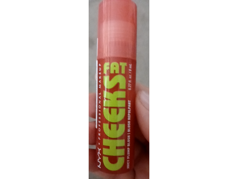 Nyx Professional Makeup Fat Cheeks Juicy Blush, Papaya Plump, 0.27 fl oz/8 mL