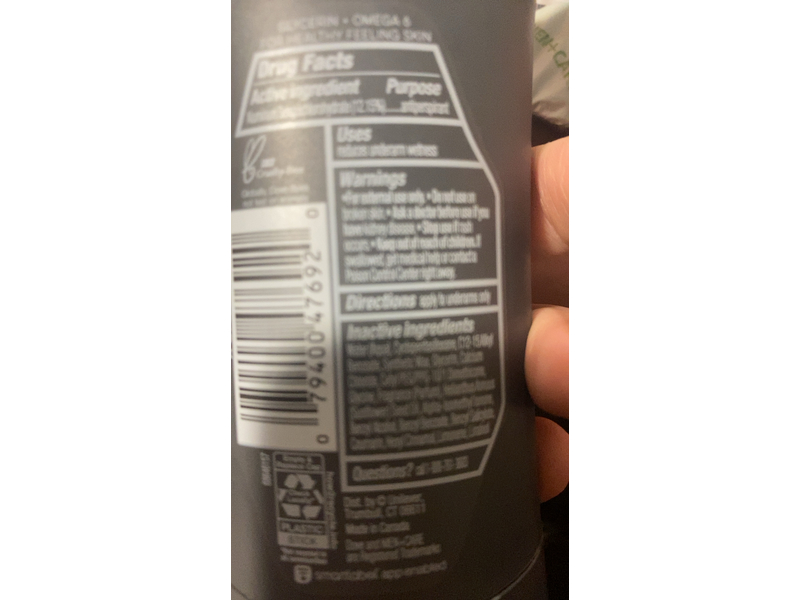 Dove Men+Care Smooth Glide Solid Antiperspirant, Coastal Cedar, 2.6 oz/74 g