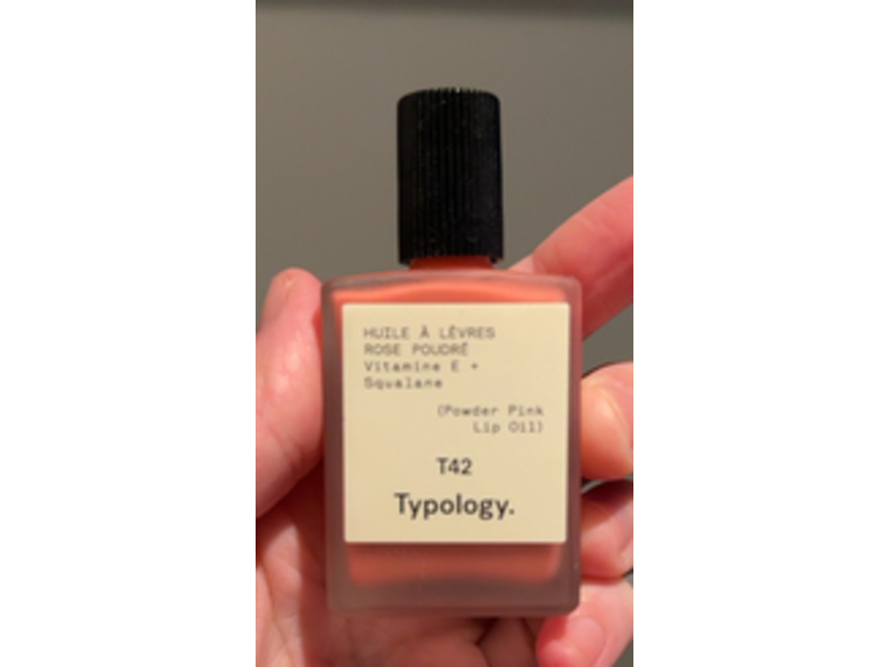 Typology T42 Lip Oil, Powder Pink , 0.50 fl oz
