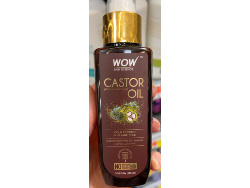 Wow Skin Science Castor Oil, 3.38 fl oz/100 mL