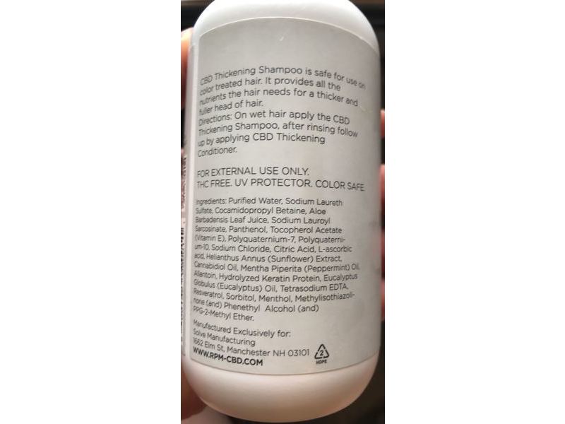 Rpm Cbd Thickening Shampoo, 8.4 oz/250 ml
