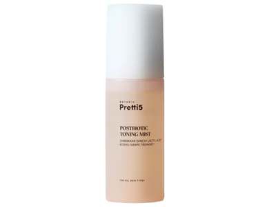 Pretti5 Postbiotic Toning Mist, 2.7 fl oz/60 mL
