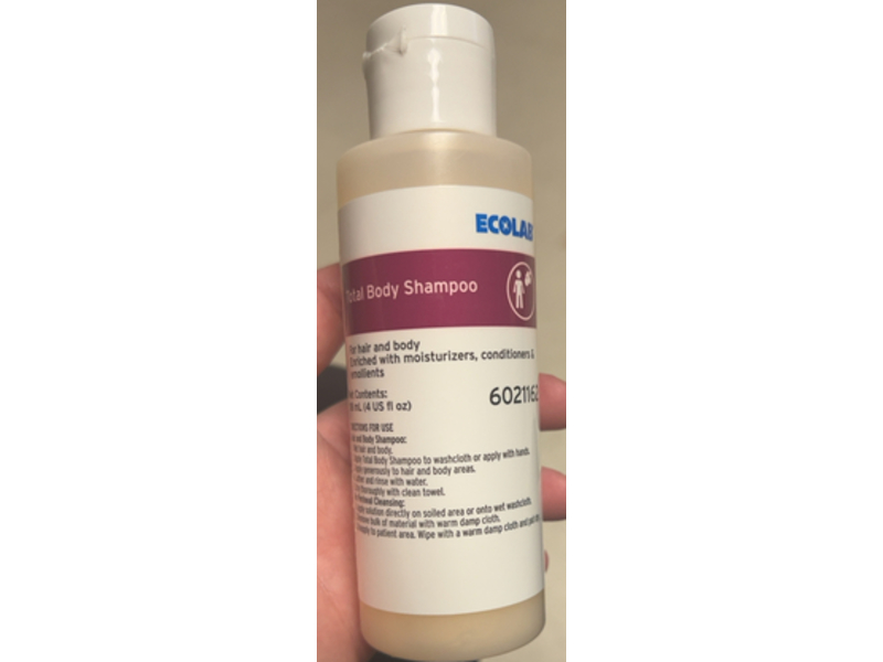 Ecolab Total Body Shampoo, 4 fl oz/118 mL