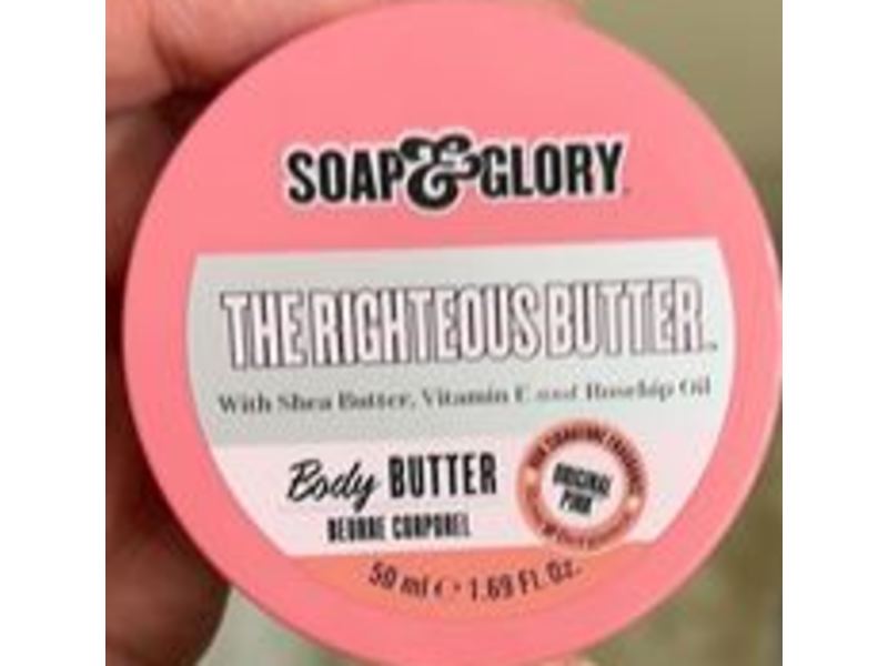 Soap & Glory The Righteous Body Butter, Original Pink, 1.69 fl oz/50 mL