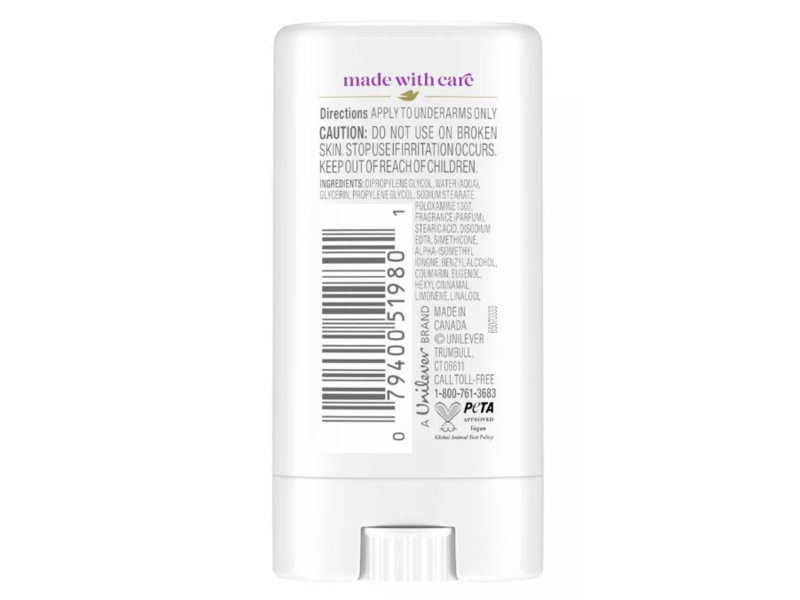 Dove Deodorant, Coconut & Pink Jasmine, 0.5 oz/15 mL, Pack Of 6