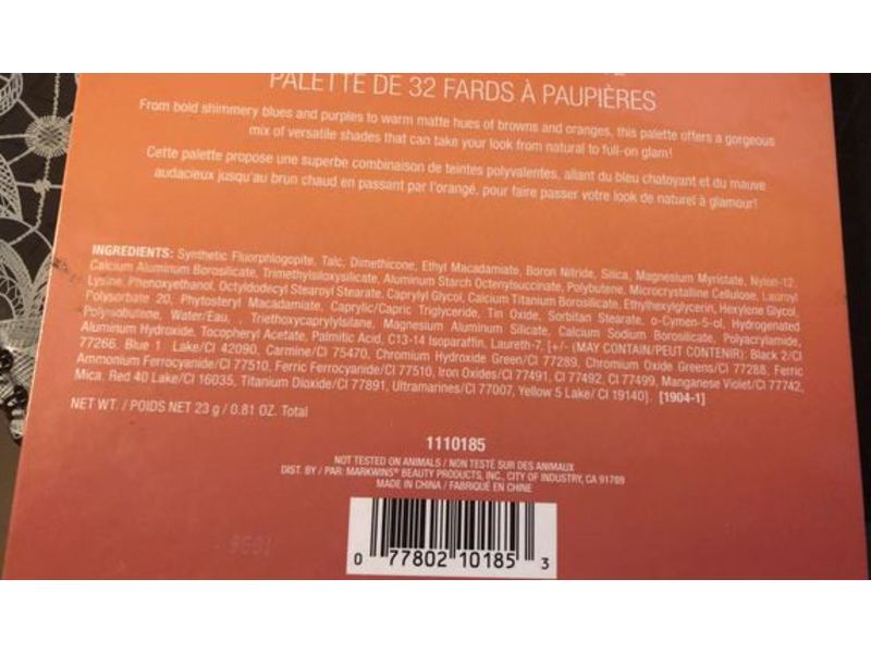 Wet N Wild Coloricon 32-Pan Eyeshadow Palette, 0.81 oz/23 g