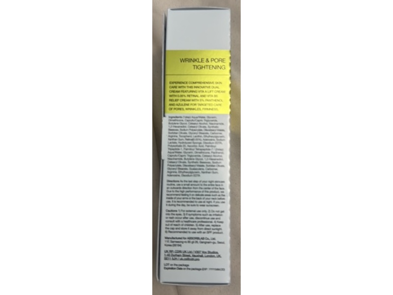 celimax Retinal Shot Tightening Dual Cream, 1.69 fl.ozfl oz/50 mL