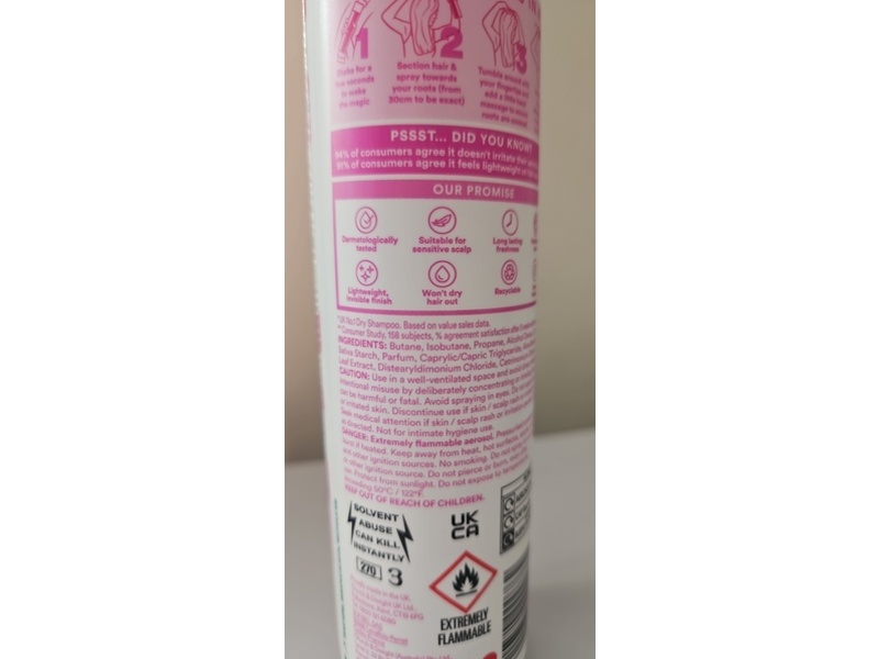 Batiste Gentle Dry Shampoo, 200 mL