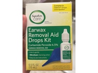 Signature Care Earwax Removal Aid Drops Kit, 0.5 fl oz/15 mL - thumbnail 2