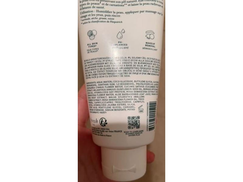 Fresh Soy Face Cleanser, 8.4 fl oz/250 mL