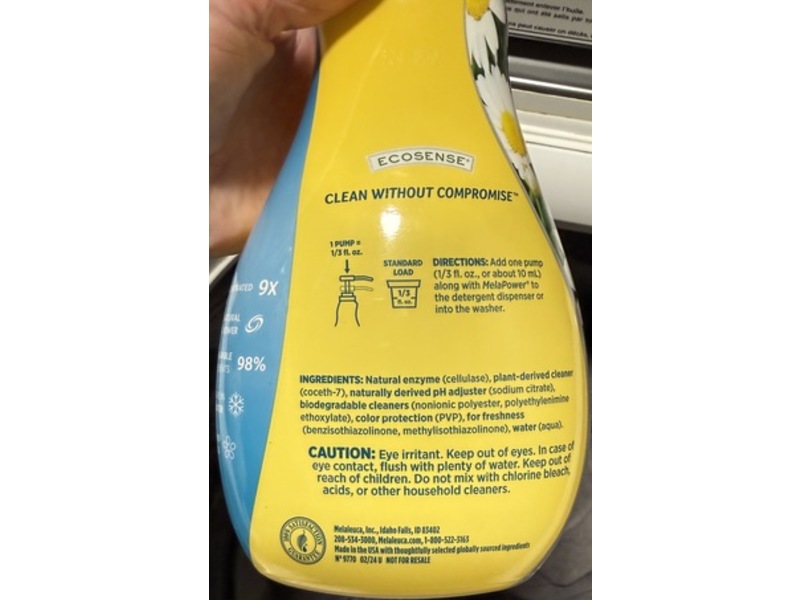 Ecosense MelaBrite Color Booster, 96 Loads, 32 fl oz/946 mL