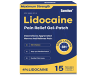 Sumifun Pain Relief Gel-Patch, 14% Lidocaine, 15 Count - thumbnail 1