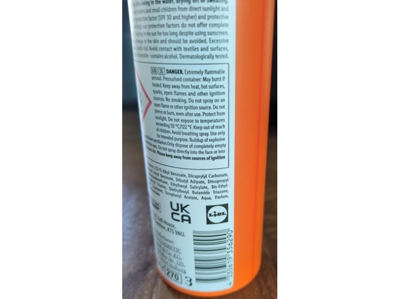 Cien Sun Sport Transparent Sun Protect Spray, SPF 50+, 200 mL