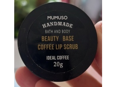 Bath & Body Mumuso Beauty Base Hand Made Lip Scrub, Ideal Coffee, 20 g
