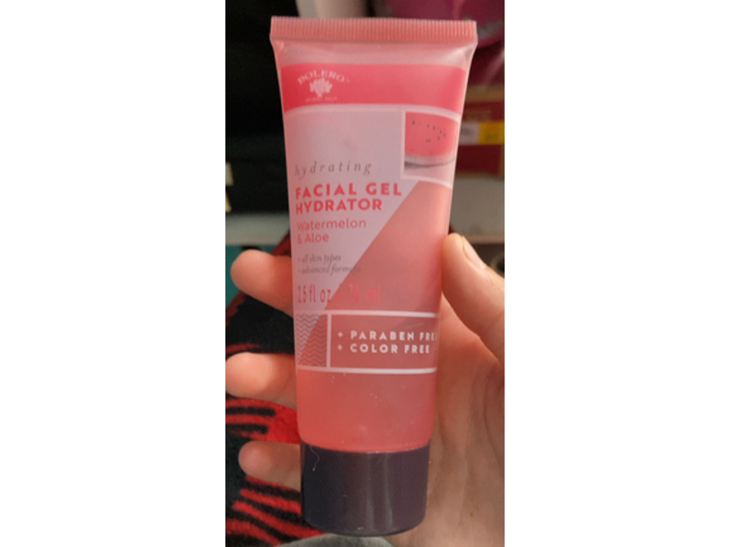 Bolero Facial Gel Hydrator, Watermelon & Aloe, 25 fl oz/75 mL