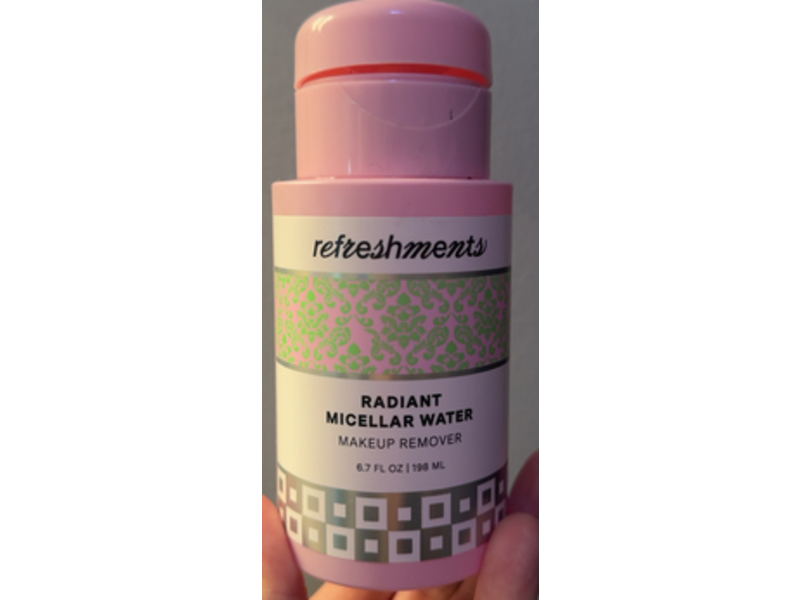 Refreshments Radiant Micellar Water Makeup Remover, 6.7 fl oz/198 mL