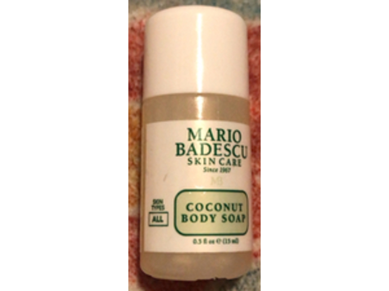 Mario Badescu Skin Care Body Soap, Coconut, 0.5 fl oz/15 mL